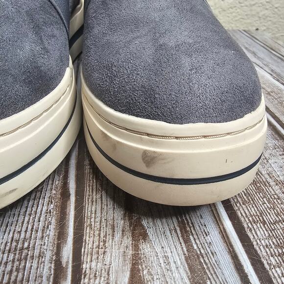 Clarks cloud steppers audreigh eve slip on platform sneaker blue Women's 9W - Picture 5 of 8